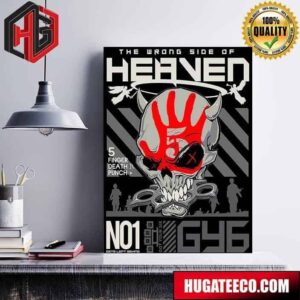Five Finger Death Punch The Wrong Side Of Heaven Poster Canvas