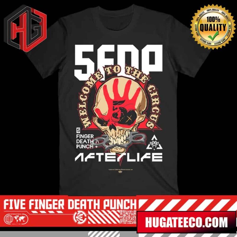 Five Finger Death Punch Welcome To The Circus Black T-Shirt