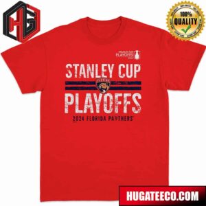 Florida Panthers 2024 Stanley Cup Playoff Participant Crossbar Unisex T-Shirt