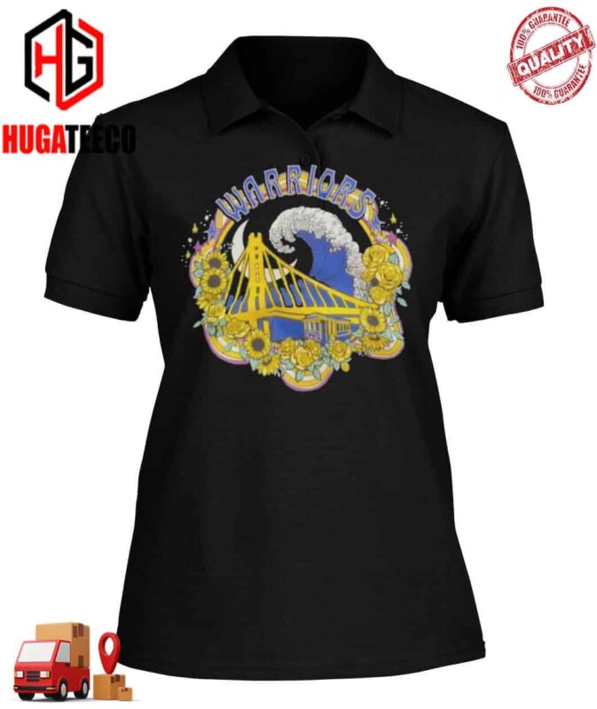 Full Building Giveaway Tonight For Dub Nation Golden State Warriors NBA The Great Waves Fan Gifts Polo Shirt