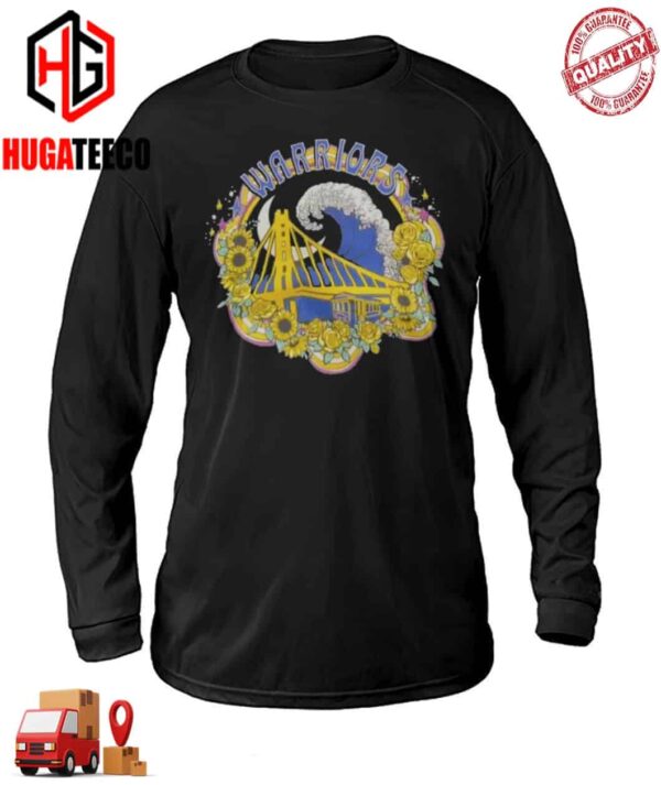 Full Building Giveaway Tonight For Dub Nation Golden State Warriors NBA The Great Waves Fan Gifts T-Shirt Long Sleeve