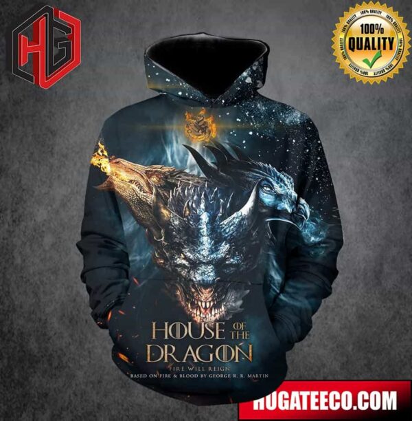 Game of Thrones House Of The Dragon All Over Print Hoodie T-Shirt