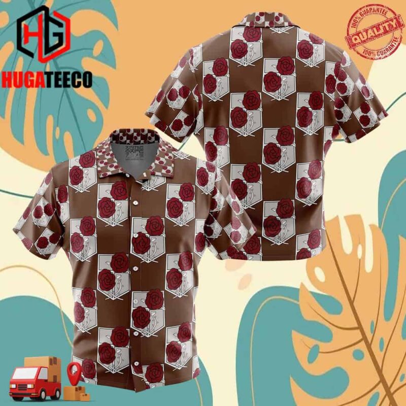 Garrison Attack On Titan Hawaiian Shirt For Men And Women Summer Collections