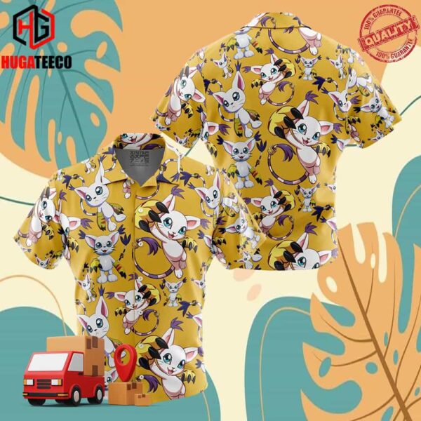 Gatomon Digimon Hawaiian Shirt For Men And Women Summer Collections