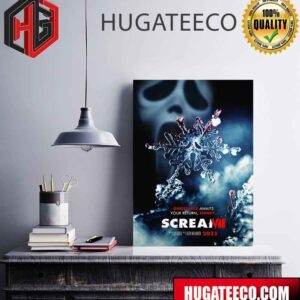 Ghostface Awaits Your Return Sidney Scream VII 2025 Poster Canvas