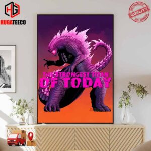 Godzilla Evelved The Strongest Titan Of History Godzilla X Kong The New Empire Poster Canvas