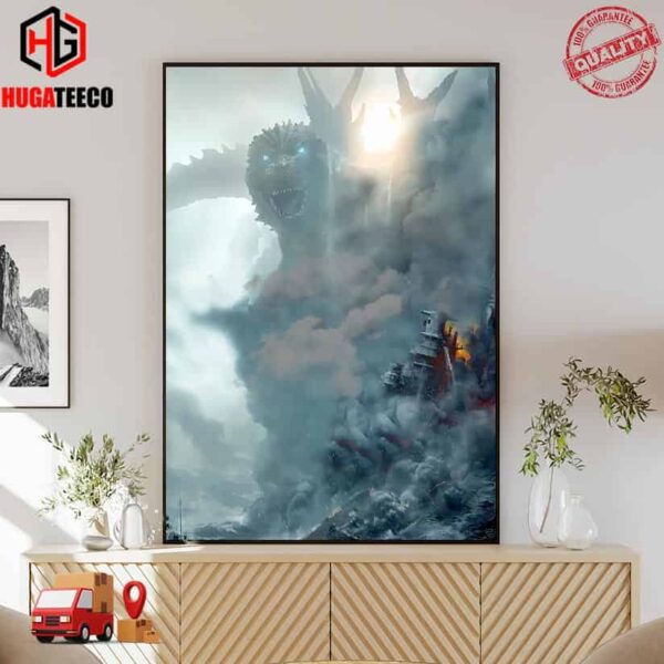 Godzilla Minus One Wins Visual Effects Award At Oscars 2024 Poster Canvas