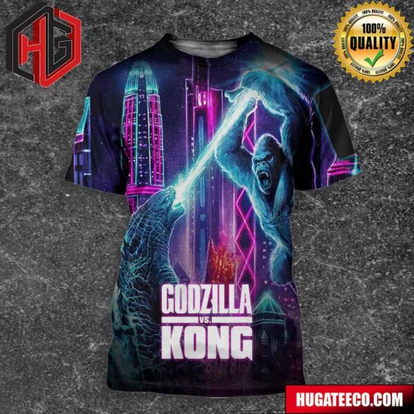 Godzilla Vs Kong Monster Legendary 3D T-Shirt