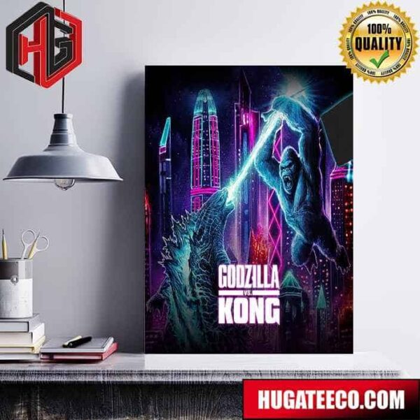 Godzilla X Kong Monster Legendary Poster Canvas