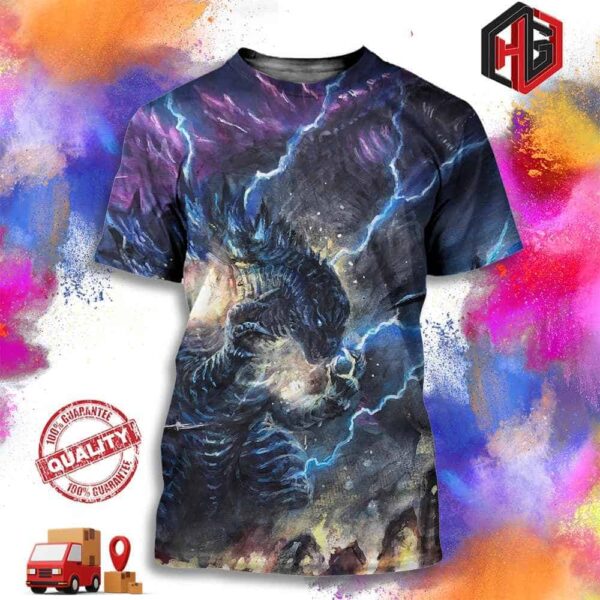 Godzilla X Kong The New Empire Fan Art 3D T-Shirt