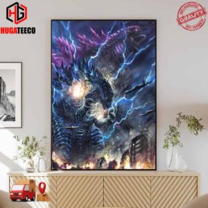 Godzilla X Kong The New Empire Fan Art Poster Canvas