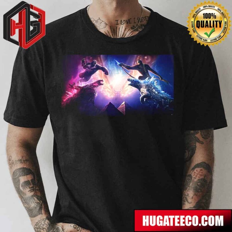 Godzilla X Kong The New Empire Textless Chinese Poster T-Shirt