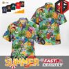 Grover Muppets Tropical Summer Hawaiian Shirt And Beach Short