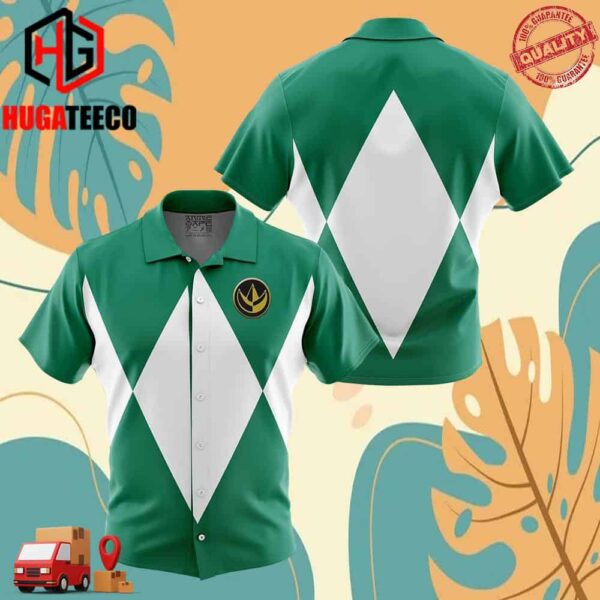 Green Ranger Mighty Morphin Power Rangers Hawaiian Shirt For Men And Women Summer Collections