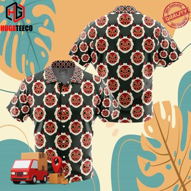 Hime’s Mask Princess Mononoke Hawaiian Shirt For Men And Women Summer Collections