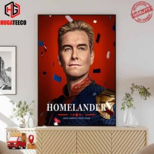 Homelander Make America Super Again The Boys June 13 New Season Home Decor Poster Canvas