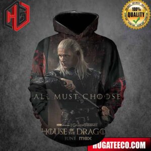 House Of The Dragon Prince Daemon Tagaryen Team Black All Most Choice Game Of Thrones On HBO Original 3D Hoodie T-Shirt
