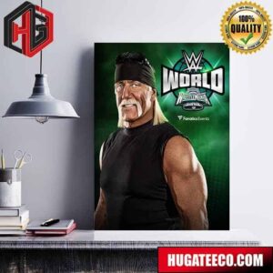 Hulk Hogan Is Runnin? Wild At WWE World Wrestle Mania Poster Canvas
