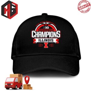 Illinois Fighting Illini 2024 Big Ten Basketball Conference Tournament Champions Locker Room Classic Hat-Cap