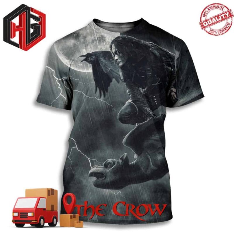 Incredible Poster For The Crow By Nuno Sarnadas 3D T-Shirt