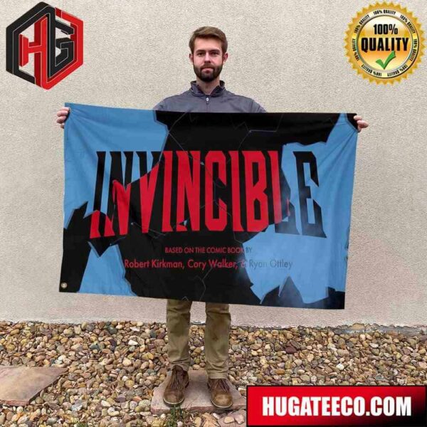 Invincible Based On The Comic Book By Robert Kirkman Cory Walker And Ryan Ottley Garden House Flag