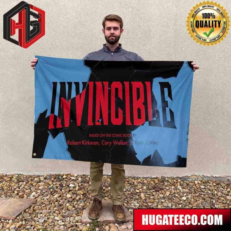 Invincible Based On The Comic Book By Robert Kirkman Cory Walker And Ryan Ottley Garden House Flag