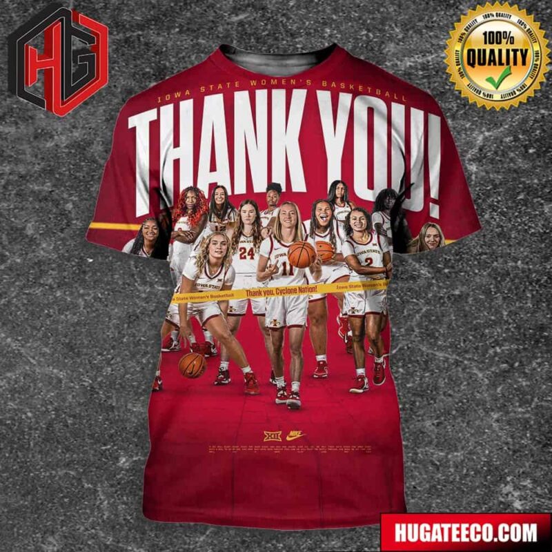 Iowa Hawkeyes The Biggest Thank You The Best Fans In The Nation 3D T-Shirt