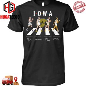 Iowa Hawkeyes Women’s Basketball Abbey Road Signatures T-Shirt
