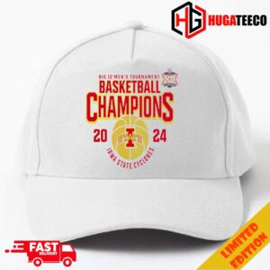 Iowa State Cyclones 2024 Big 12 Men’s Basketball Conference Tournament Champions Hat-Cap