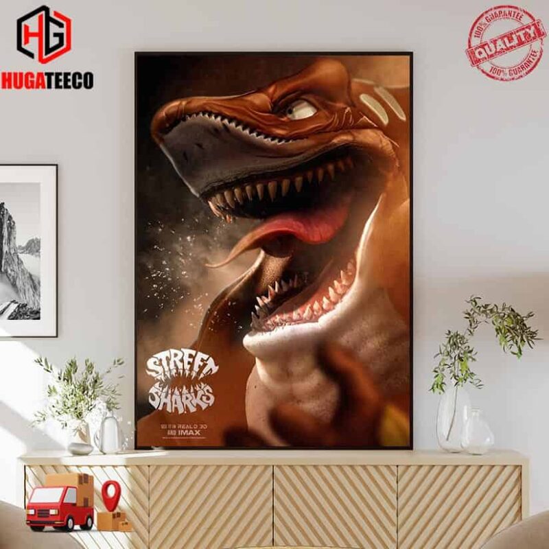 Jab Character In Street Sharks Are Making A Comeback To Celebrate The 30th Anniversary Poster Canvas