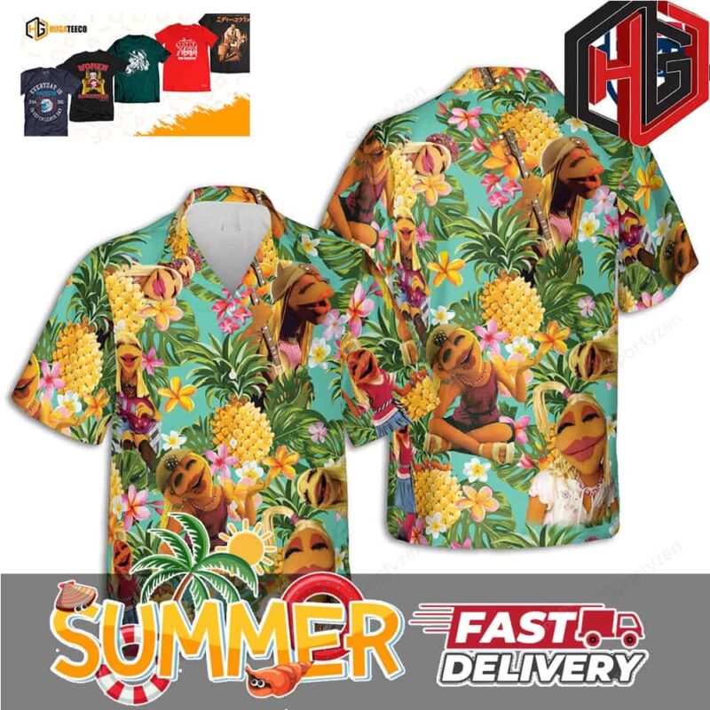Janice The Muppets Tropical Summer Hawaiian Shirt And Beach Short