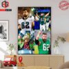 Jason Kelce’s Career In Philadelphia Eagles Super Bowl Champion Pro Bowl All-pro Poster Canvas