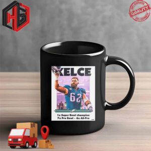 Jason Kelce’s Career In Philadelphia Eagles Super Bowl Champion Pro Bowl All-pro Ceramic Mug