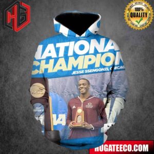 Jesse Ssengonzi From The University Of Chicago Athletics Swam A Record-Breaking Race In The 100 Yard Butterfly National Champion NCAA Division III 3D Hoodie T-Shirt