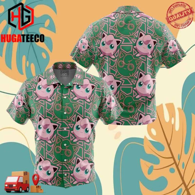 Jigglypuff Pokemon Hawaiian Shirt For Men And Women Summer Collections