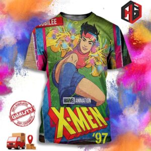 Jubilee Marvel Animation All-new X-men 97 Streaming March 20 Only On Disney 3D T-Shirt