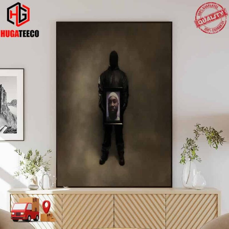 Kayne West Full Track Vultures 2 Poster Canvas