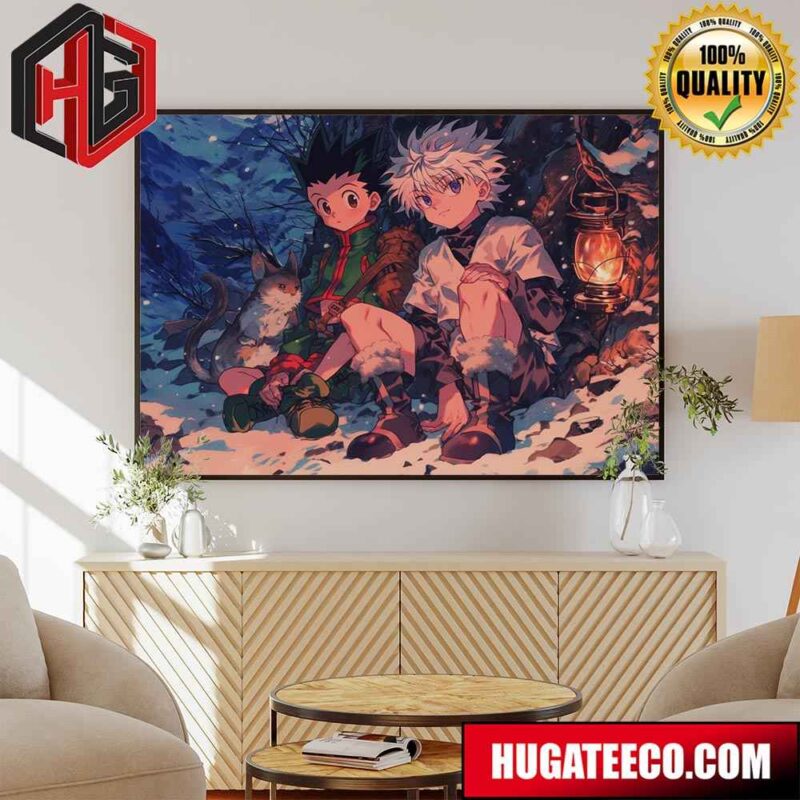 Killua And Gon Hunter X Hunter In 1999 Poster Canvas