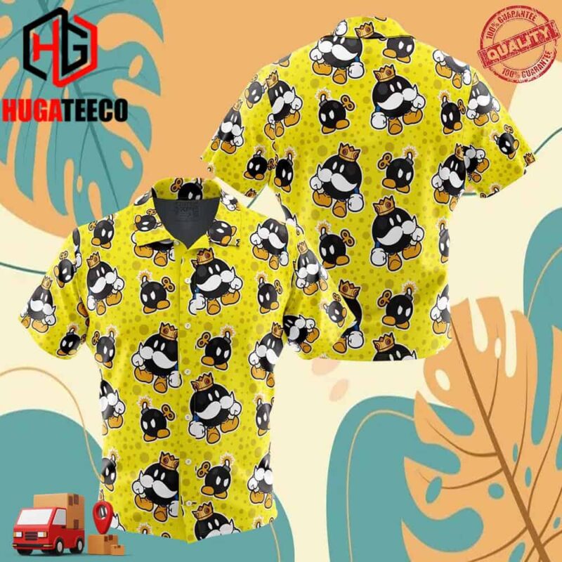 King Bob Omb Super Mario Bros Hawaiian Shirt For Men And Women Summer Collections