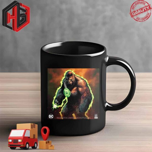Kong As A Green Lantern On The Cover Of The Final Issue For Justice League Vs Godzilla X Kong Ceramic Mug