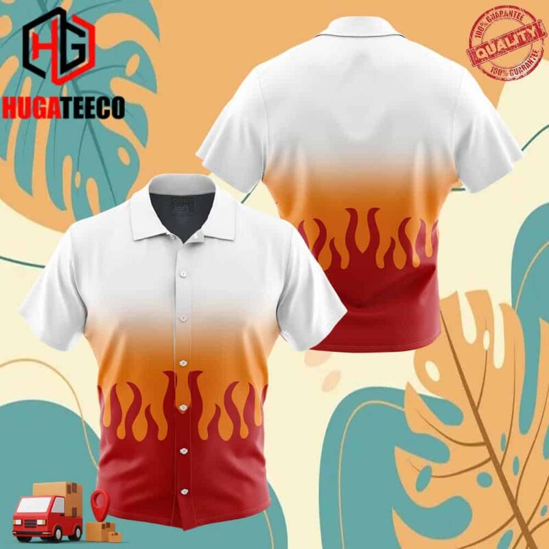 Kyojuro Rengoku Demon Slayer Hawaiian Shirt For Men And Women Summer Collections