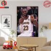 LeBron James Los Angeles Lakers NBA And The Journey To 40,000 Points Home Decor Poster Canvas