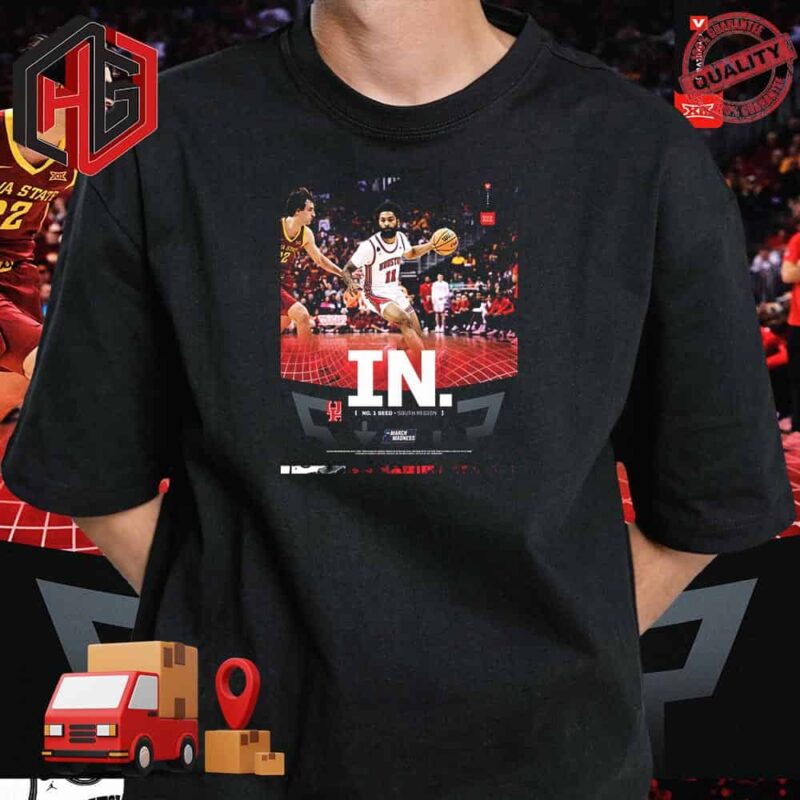 Let’s dance Houston Men’s Hoops In No 1 Seed South Region NCAA March Madness T-Shirt