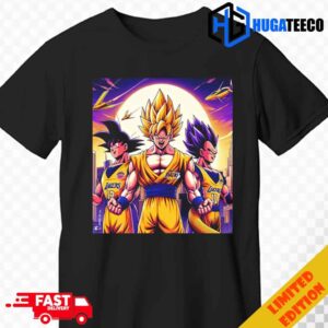 Los Angeles Lakers Dragon Ball Goku And Vegeta Super Saiyan Form Akira Toriyama Unisex T-Shirt