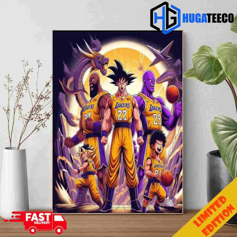 Los Angeles Lakers Lebron James Dragon Ball Goku Form Akira Toriyama ...