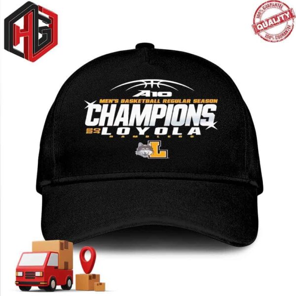 Loyola Ramblers 2024 A10 Mens Basketball Regular Season Champions Shirt Mens Hat-Cap