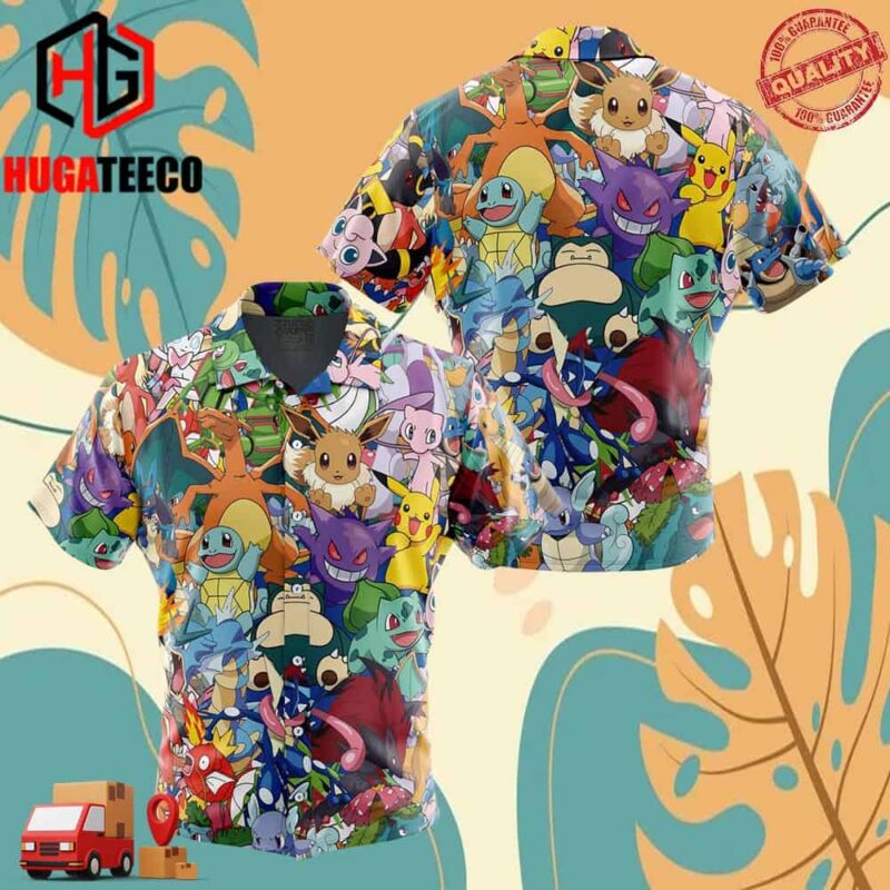 Magical Creatures Pokemon Hawaiian Shirt For Men And Women Summer Collections