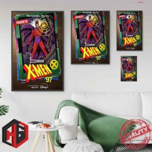 Magneto Marvel Animation All-new X-men 97 Streaming March 20 Only On Disney Poster Canvas
