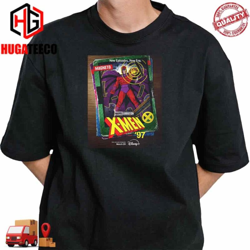 Magneto Marvel Animation All-new X-men 97 Streaming March 20 Only On Disney T-Shirt