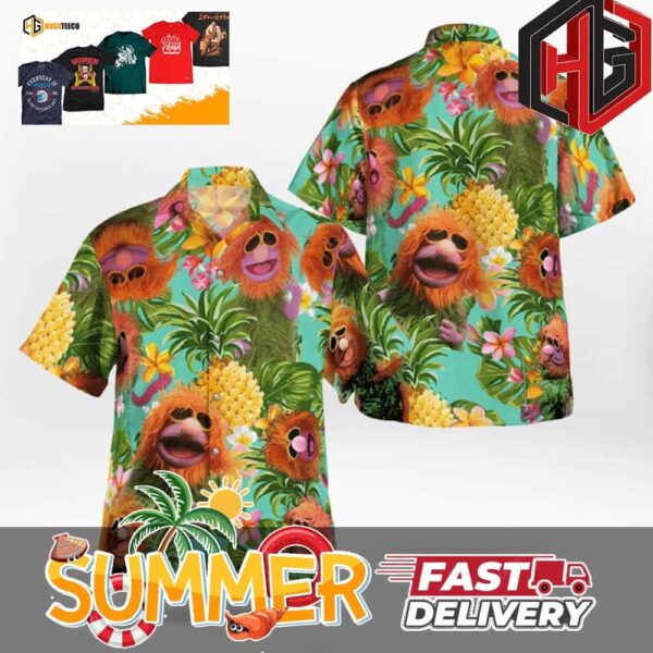 Mahna Mahna Muppets Tropical Summer Hawaiian Shirt And Beach Short